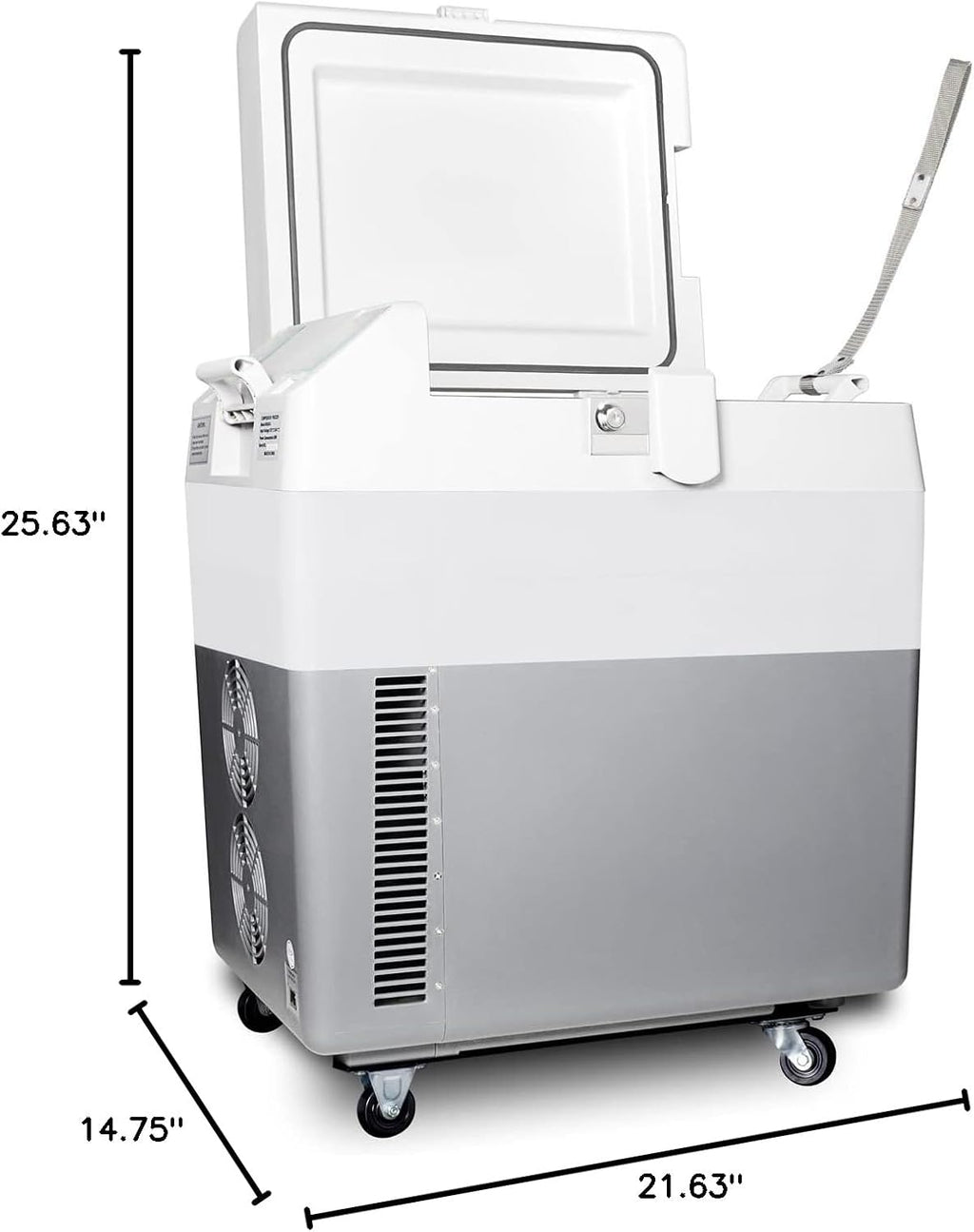 SUMMIT APPLIANCE 1 CU. FT. Portable Vaccine Refrigerator/Freezer in Gray SPRF36M2