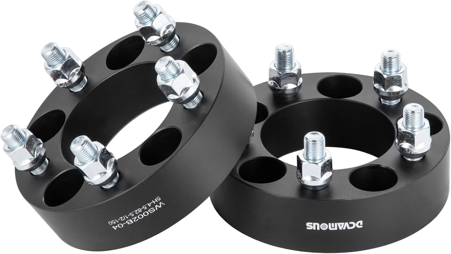 4PC 5x5.5 to 5x5 Wheel Adapters 1.5 Inch with 14x1.5 Studs Compatible with Ram 1500 5 Lug 5x139.7 to 5x127 Rims for 2014-2018 R-A-M 1500