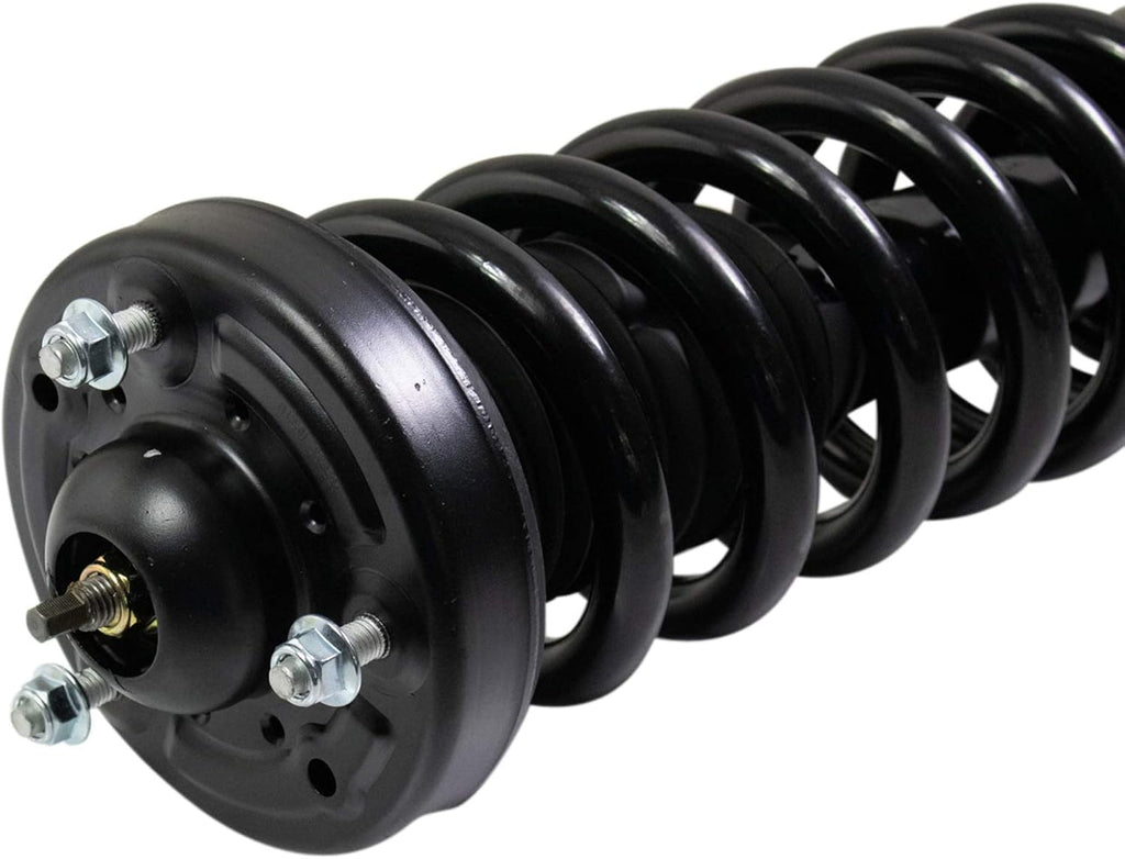 TRQ Front Suspension Kit Shock & Spring Strut Assembly Sway Bar Stabilizer Link Compatible with 2015-2020 Ford F-150