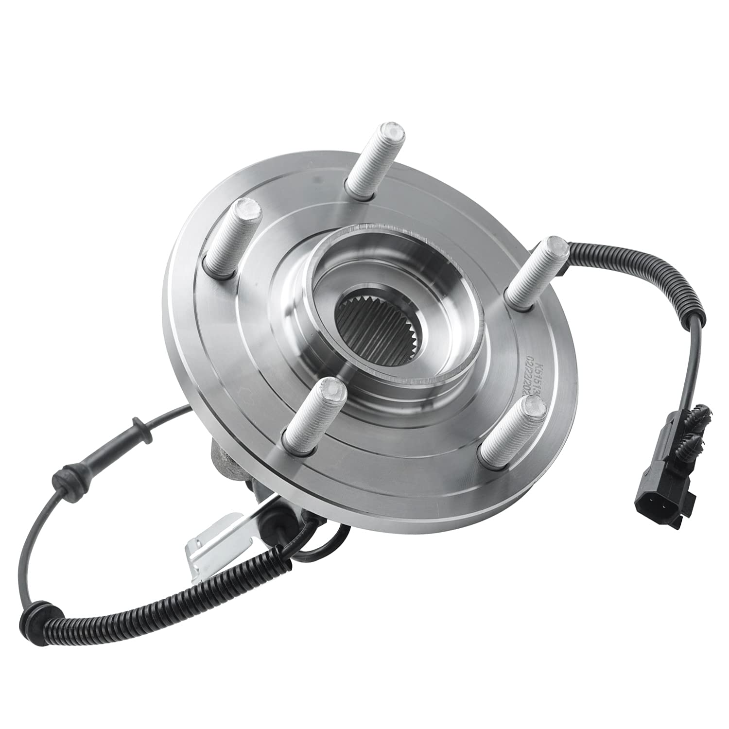 Detroit Axle - Front 2pc Wheel Bearing Hubs for 08-11 Dodge Grand Caravan Chrysler Town & Country, 09-12 VW Routan, Wheel Bearing Hubs Assembly 2009 2010 2011 Replacement