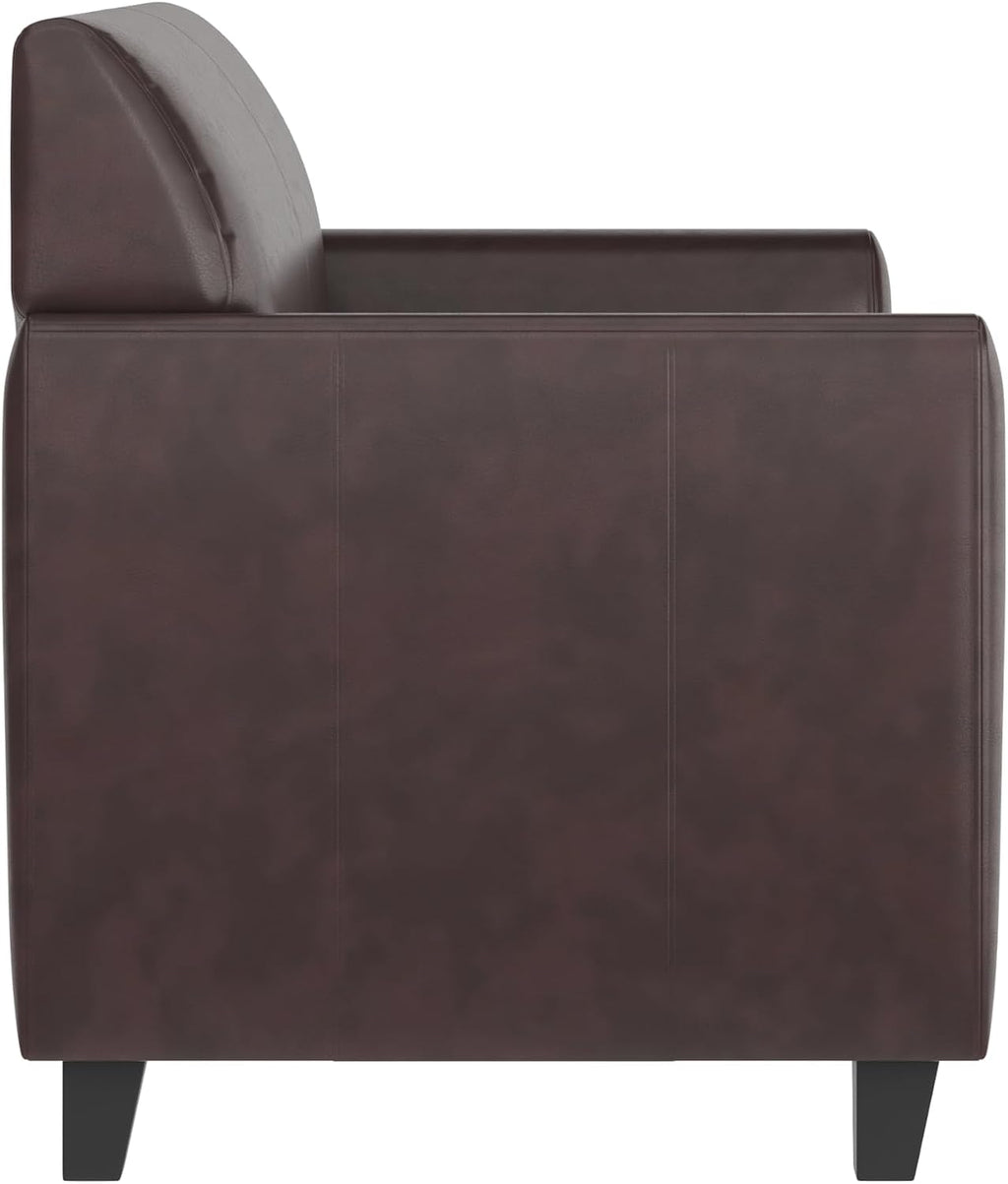 Flash Furniture HERCULES Diplomat Series Brown LeatherSoft Loveseat