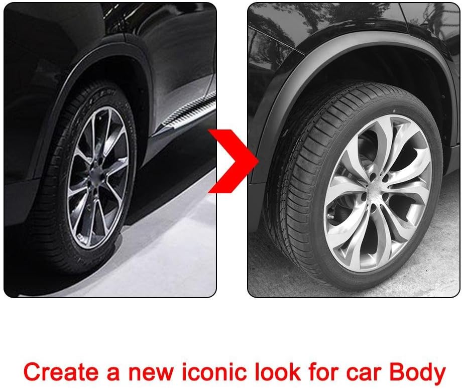 Fender Flares Molding Trims Wide Wheel Arch for BMW X5 F15 2014-2018 Wheel Trim Spoiler Flares Fender Cover Arch