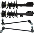 TRQ Front Suspension Kit Complete Strut & Coil Spring Assembly Sway Bar Stabilizer Link Compatible with 2013-2019 Ford Explorer Police Interceptor Utility