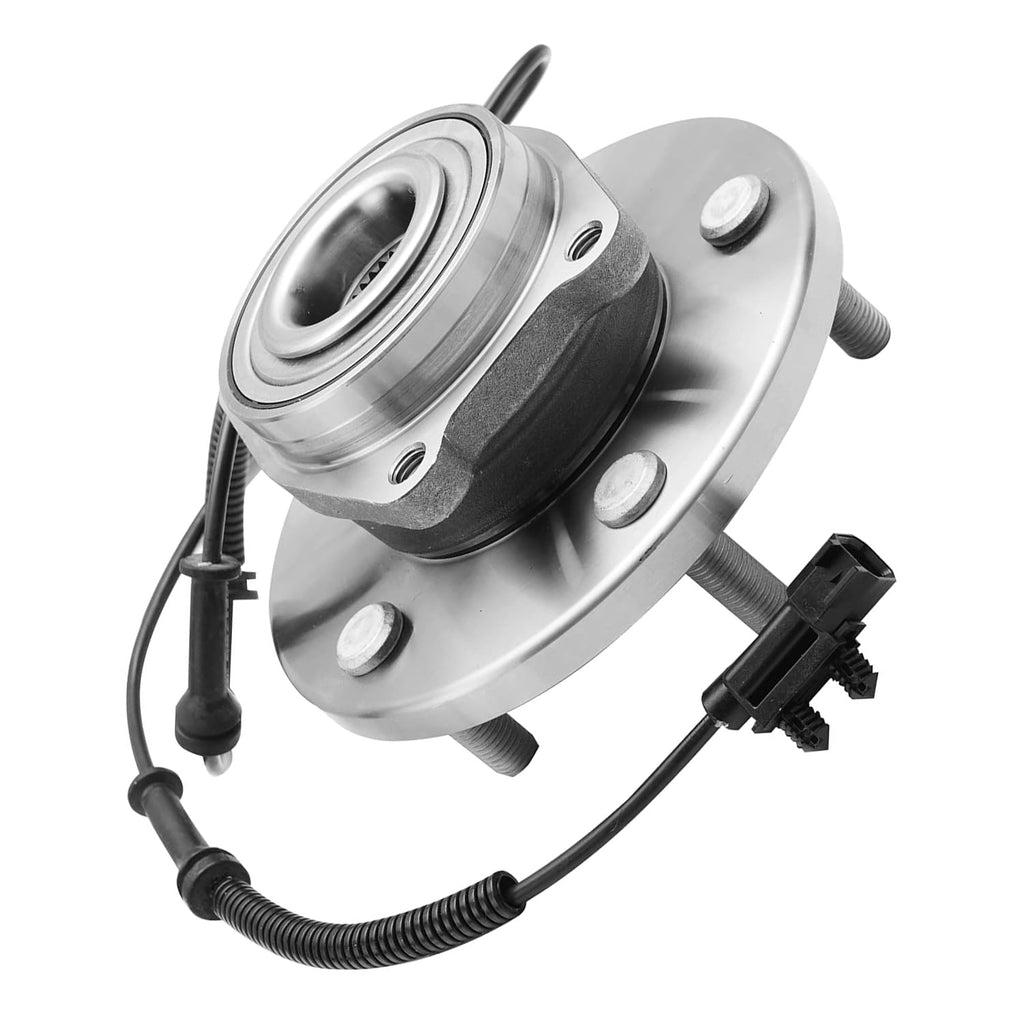 Detroit Axle - Front 2pc Wheel Bearing Hubs for 08-11 Dodge Grand Caravan Chrysler Town & Country, 09-12 VW Routan, Wheel Bearing Hubs Assembly 2009 2010 2011 Replacement
