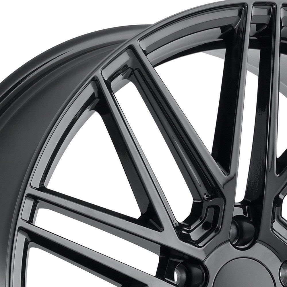 TSW Wheels Pescara Gloss Black Wheel with Aluminum (19 x 8.5 inches /5 x 120 mm, 35 mm Offset)