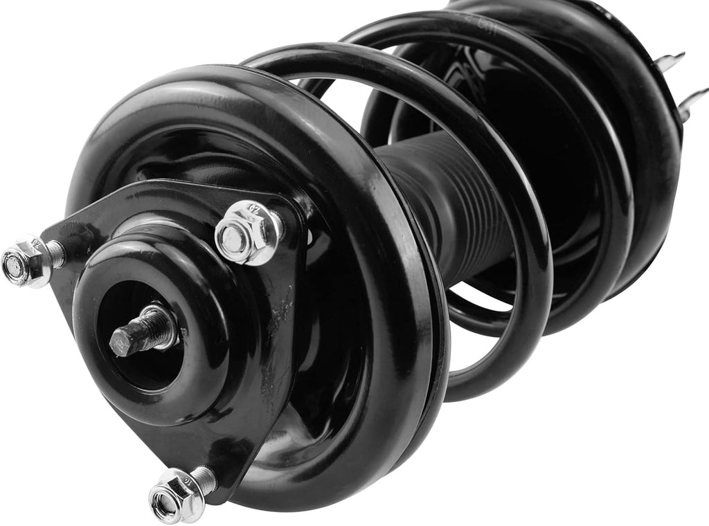 TRQ Front Suspension Kit Complete Strut & Coil Spring Assembly Sway Bar Stabilizer Link Compatible with 2008-2013 Mitsubishi Outlander