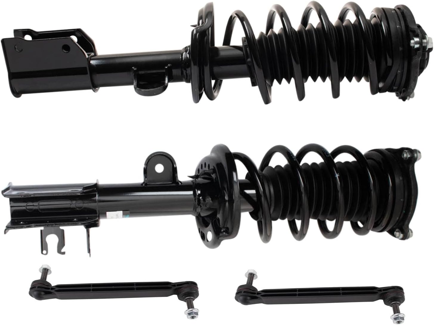 TRQ Front Suspension Kit Complete Strut & Coil Spring Assembly Sway Bar Stabilizer Link for 2015-2021 Jeep Renegade