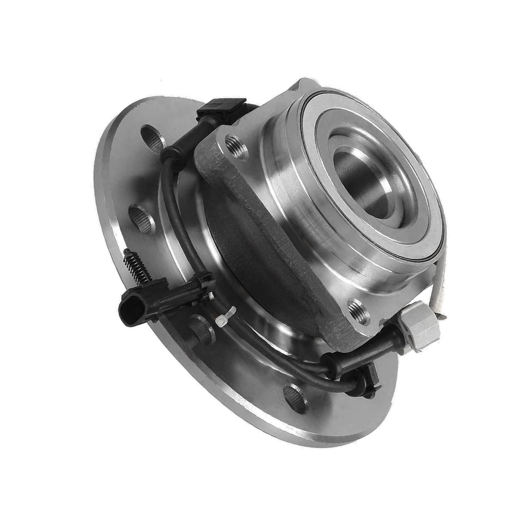 Detroit Axle - Pair (2) Front Wheel Hub Bearing Assembly w/ABS 8 Stud Driver and Passenger Side for 1996-1999 Chevy GMC K1500 - [1996-2000 K2500] - 1996-2000 K3500 - [1996-1999 K2500 Suburban]