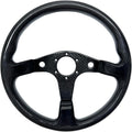 Universal 14in Real Carbon Fiber Racing Steering Wheel | Flat Bottom ,Hard and Lightweight ,6 Holes JDM