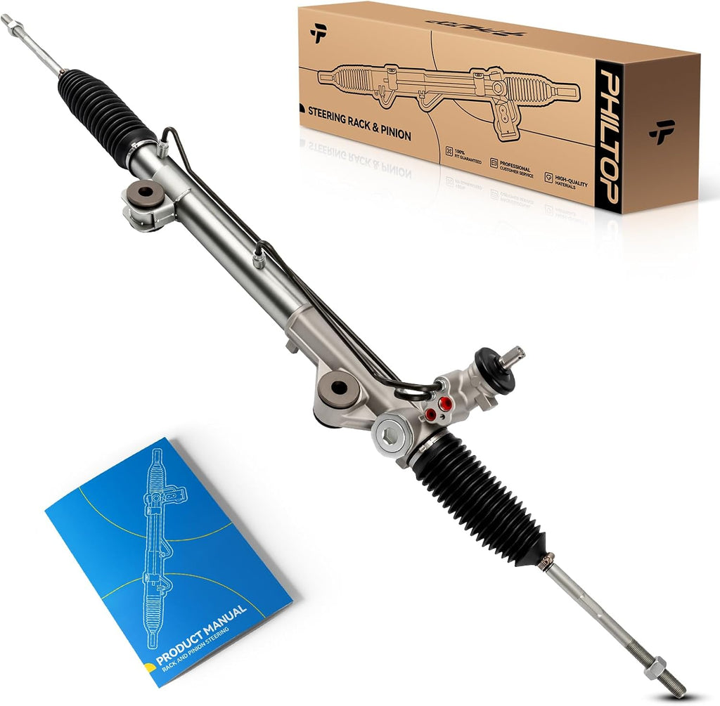 PHILTOP Hydraulic Power Steering Rack and Pinion for 2004-2008 F-150 RWD, 2006-2008 Mark LT RWD Replace# 22-277