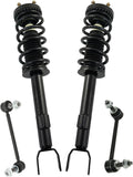 TRQ Front Suspension Kit Complete Strut & Coil Spring Assembly Sway Bar Stabilizer Link Compatible with 2011-2020 Chrysler 300