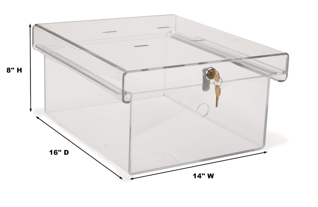 X-Large Clear Acrylic Refrigerator Lock Box