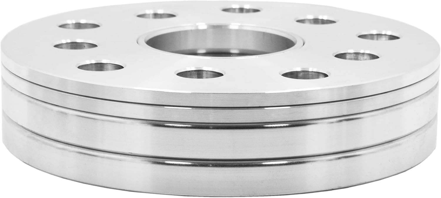 Full Set Of Staggered (2) 5mm + (2) 12mm Thick Wheel Spacers + Black 12x1.5 Racing 90mm Stud Conversion Kit Works With BMW E36 E46 E90 E92 E64 E23 E32 E38 E31 128i 1M 328I 330i 525i 540i 635i 73