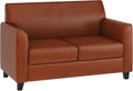 Flash Furniture HERCULES Diplomat Series Cognac LeatherSoft Loveseat