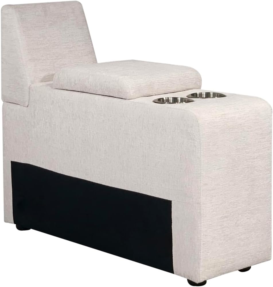 Ball & Cast 127' Modular Sectional Sofa,Modern Oversized Cloud Couch with Cup Holder&USB Port,7 Seat Convertible L-Shaped Chenille Sofas W/Ottoman,Pillows&Storage Box,Comfy Couch for Living Room,Beige