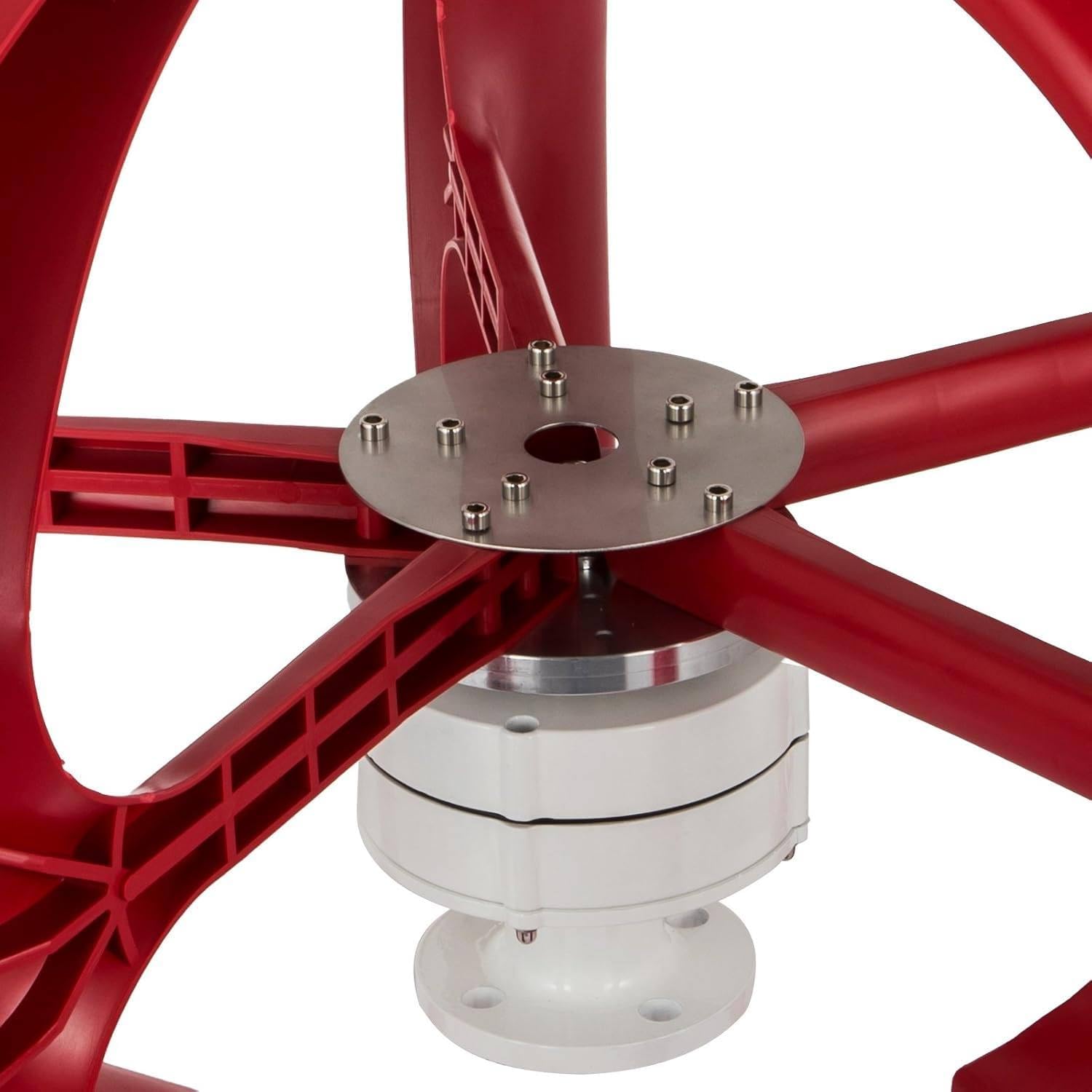 400W 600W 800W 1000W 1200W No Noise Wind Power Turbines Generator Kit, 12V 24V 5 Blades Windmill Lantern Vertical Axis Wind Turbine Generator for Home Hybrids Streetlight,12V-600W