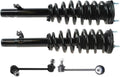 TRQ Front Suspension Kit Complete Strut & Coil Spring Assembly Sway Bar Stabilizer Link Compatible with 2009-2013 Mazda 6