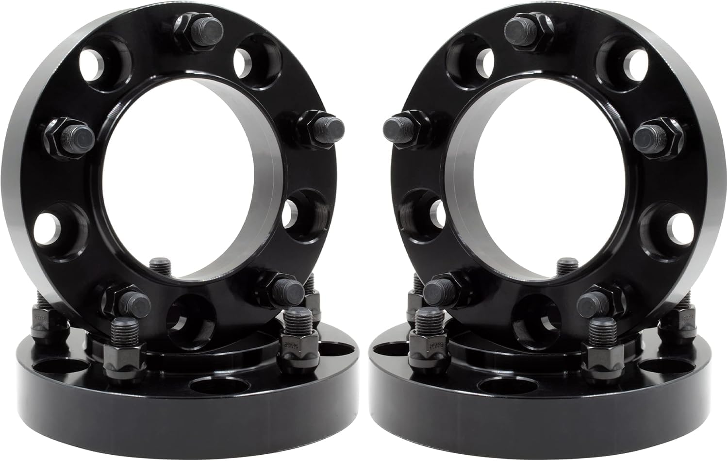 Wheel Accessories Parts 4 Pcs Hub Centric Wheel Spacers 5 on 150mm 5x150mm 1.25 Inch Thick 110mm Hub M14x1.5 14x1.5 Thread Stud Fits 2000+ Toyota Land Cruiser ｜ 2008-22 Sequoia ｜ 2007-21 Tundra