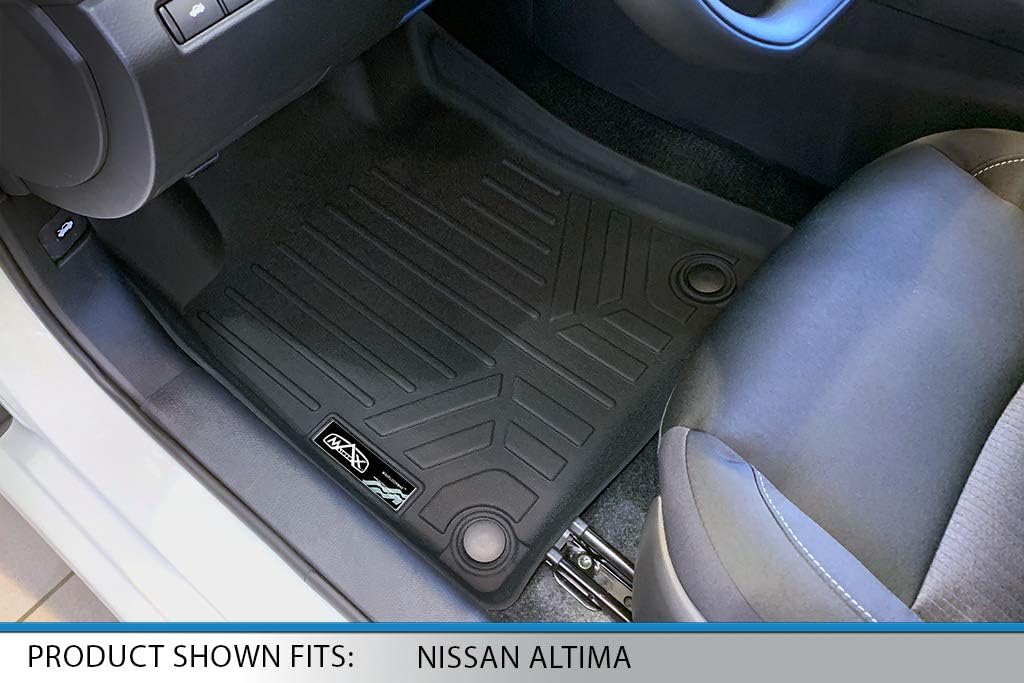 SMARTLINER Custom Fit Floor Mats 2 Row Liner Set Compatible with 2019-2025 Nissan Altima
