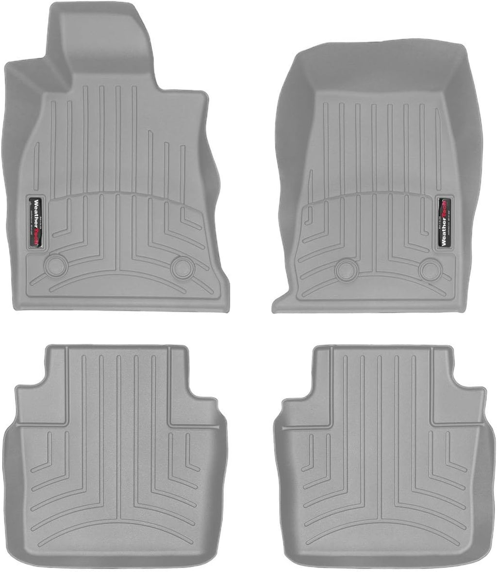 WeatherTech Custom Fit FloorLiners for Cadillac CT5, CT5-V Blackwing, CT5-V - 1st & 2nd Row (461610-1-2), Grey