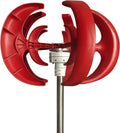 Wind Turbine Generator, 600W-1000W DC 24V 5 Blades Lantern Motor Vertical Axis Windmill with Controller for Garden Home(Low Noise)