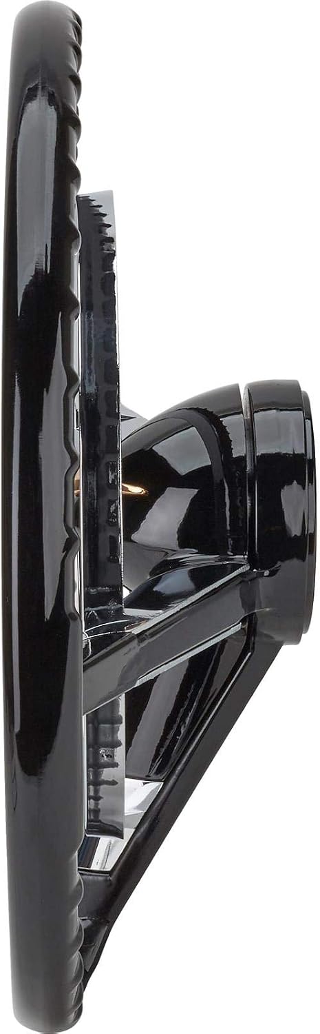 Speedway Motors 1955-56 Chevy Car 15' Steering Wheel, Easy Install, Fits Original Column & Components, Chrome Finish, Enhanced Interior Space, Black Finish (Paintable), Ideal for Driver Projects