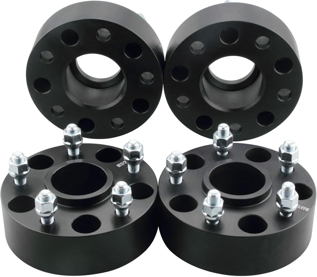4PC Hubcentric 5x120 Wheel Spacers 2 Inch 14x1.5 Studs 66.9 Bore Compatible with Chevy Cadi-llac 5 Lug 10-22 Camaro | 20-22 Corvette | 14-20 Impala | 13-16 Malibu | 10-17 Equinox |CTS XTS