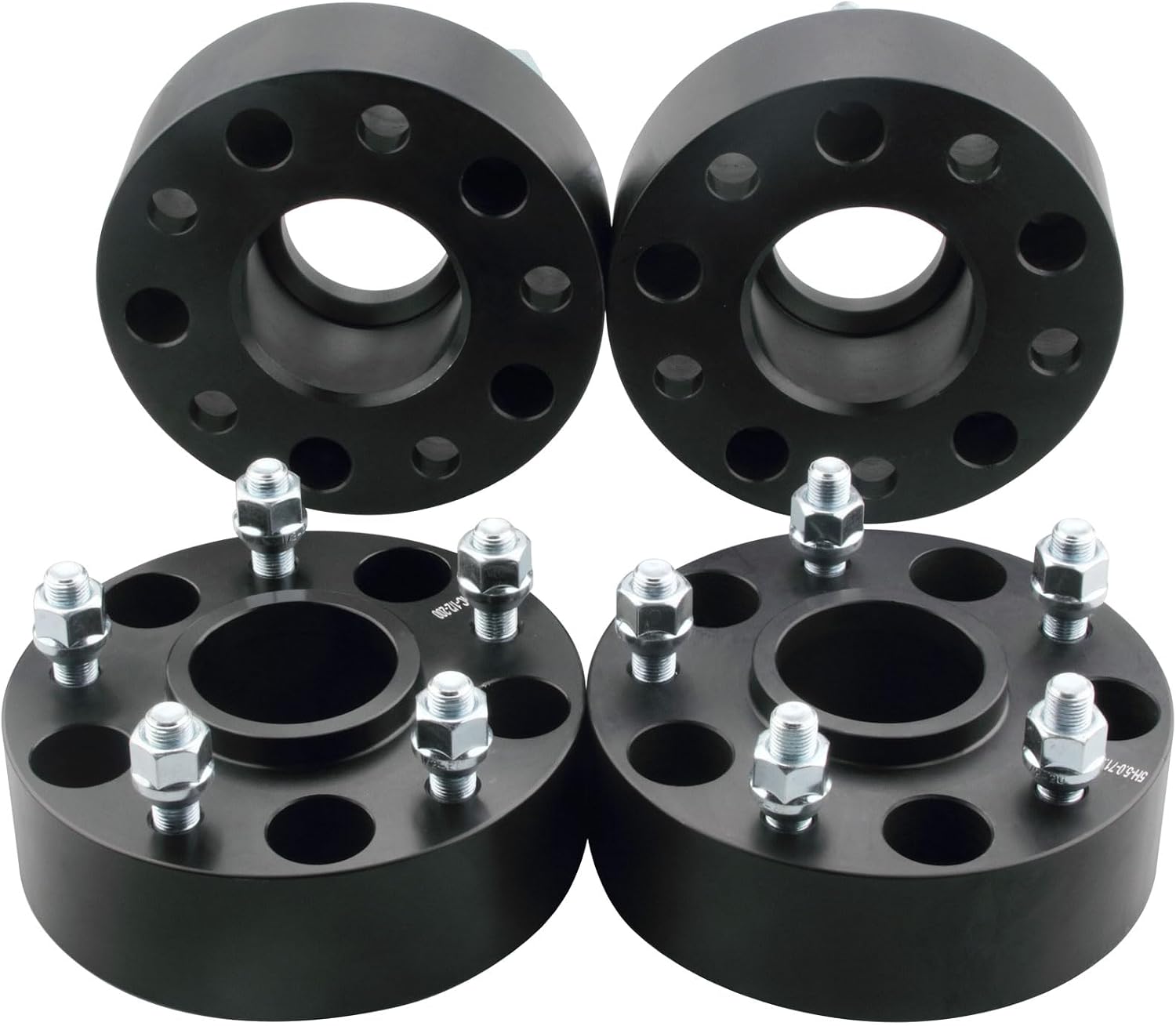 4PC Hubcentric 5x120 Wheel Spacers 2 Inch 14x1.5 Studs 66.9 Bore Compatible with Chevy Cadi-llac 5 Lug 10-22 Camaro | 20-22 Corvette | 14-20 Impala | 13-16 Malibu | 10-17 Equinox |CTS XTS