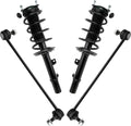 TRQ Front Suspension Kit Complete Strut & Coil Spring Assembly Sway Bar Stabilizer Link Compatible with 2018-2022 Honda Odyssey