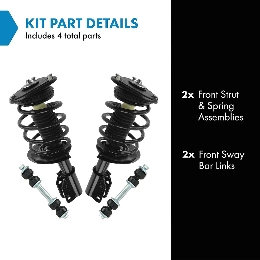 TRQ Front Suspension Kit Compatible with 2006-2011 Buick Lucerne Cadillac DTS