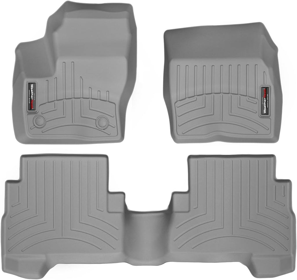 WeatherTech Custom Fit FloorLiners for Ford Escape, C-Max, 1st & 2nd Row (46459-1-2), Grey