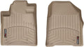 WeatherTech Custom Fit FloorLiners for Honda Pilot - 1st Row (451741), Tan