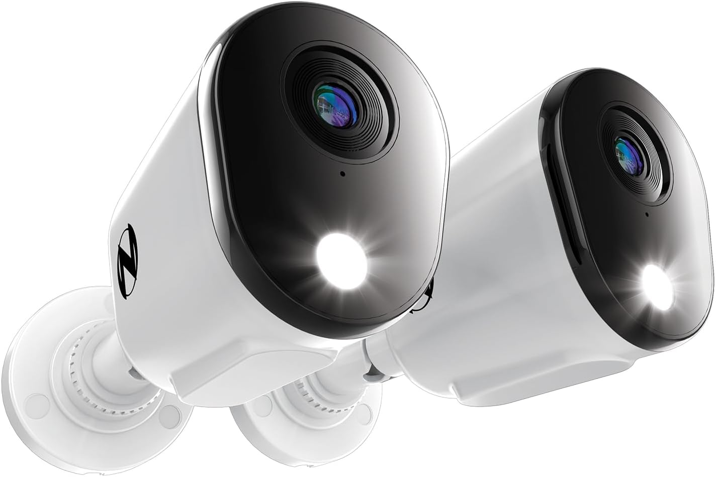 Night OWL ADD ON Wired 2K Deterrence Cameras - 2 Pack