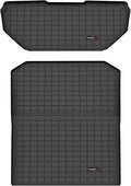 WeatherTech Cargo Trunk Liner for Rivian R1S, Front Cargo and Behind 2nd Row (401539-1567), Black