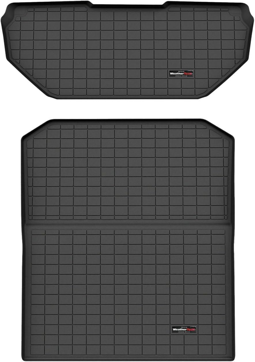 WeatherTech Cargo Trunk Liner for Rivian R1S, Front Cargo and Behind 2nd Row (401539-1567), Black