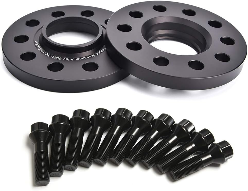 1pair 15MM 5x110 CB65.1 Hub Centric Wheel Spacers with M14x1.5 bolts for Alfa Romeo 159 Bera Giulia Stelvio Spider