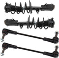 TRQ Front Suspension Kit Complete Strut & Coil Spring Assembly Sway Bar Stabilizer Link Compatible with 2019-2022 Chevrolet Blazer