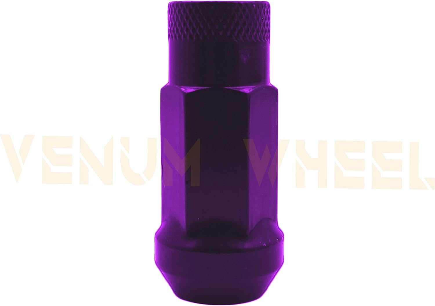 4 Pc Hub Centric Wheel Adapters Spacers | 8x170 MM | 1' Thick | M14x1.5 + 32 Pc Tall Opened End Purple Lug Nuts W/Thread Locker Works with 2003-2019 Ford F-250 F-350 Super Duty