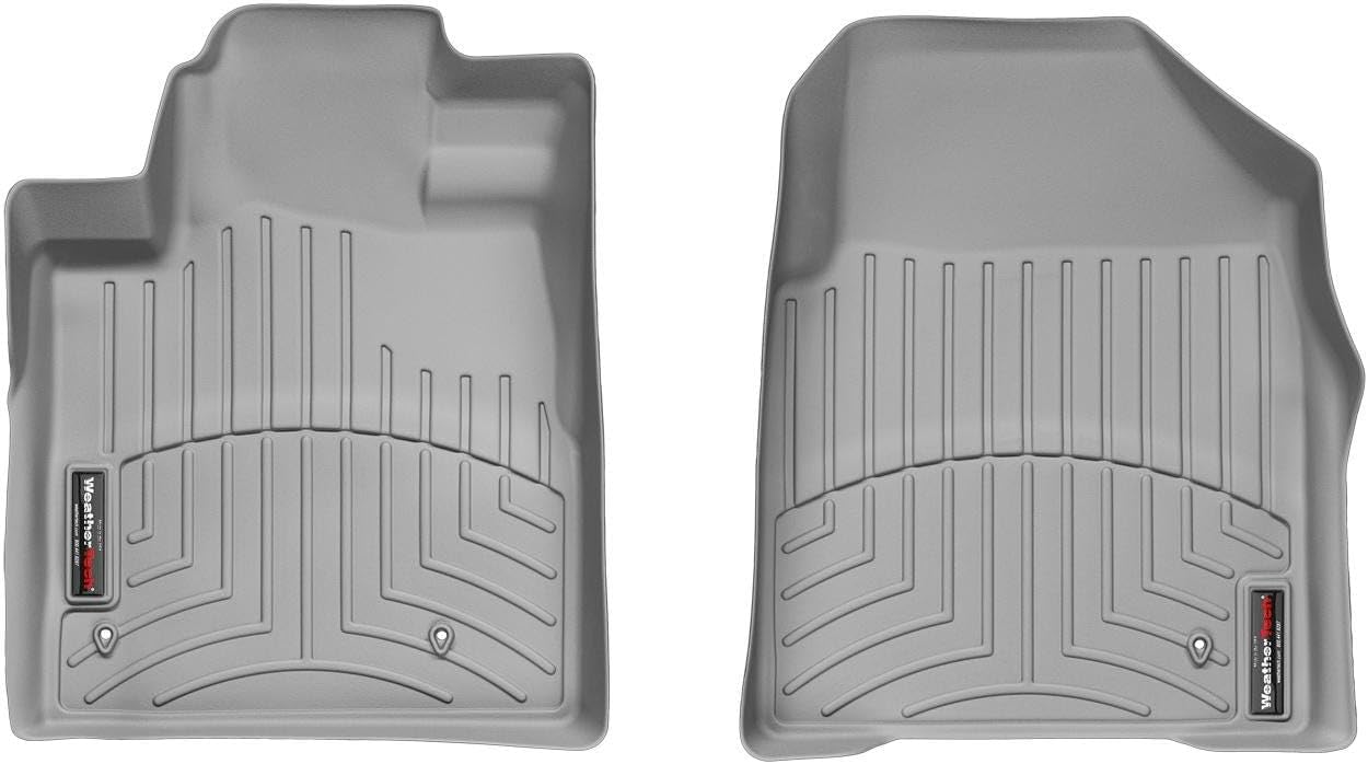 WeatherTech Custom Fit FloorLiners for Honda Pilot - 1st Row (461741), Grey