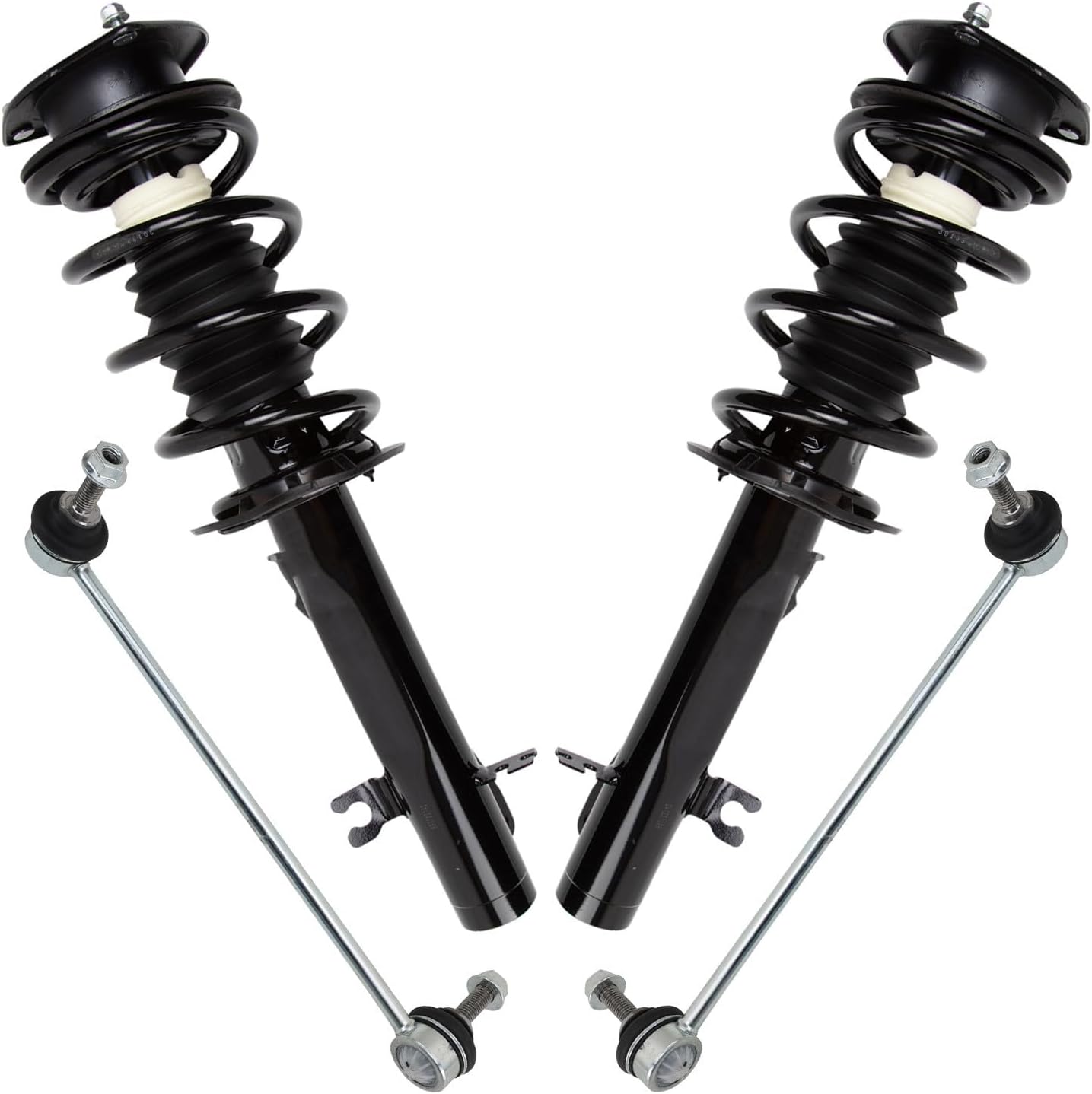 TRQ Front Suspension Kit Compatible with 2011-2016 Mini Cooper Countryman 2013-2016 Cooper Paceman