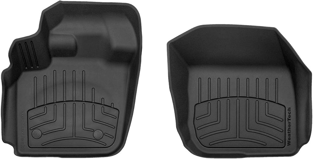 WeatherTech FloorLiner HP Custom Fit Floor Mats for Ford Fusion, MKZ 1st Row (444831IM), Black