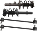 TRQ Front Suspension Kit Complete Strut & Coil Spring Assembly Sway Bar Stabilizer Link Compatible with 2018-2022 Honda Accord Sport