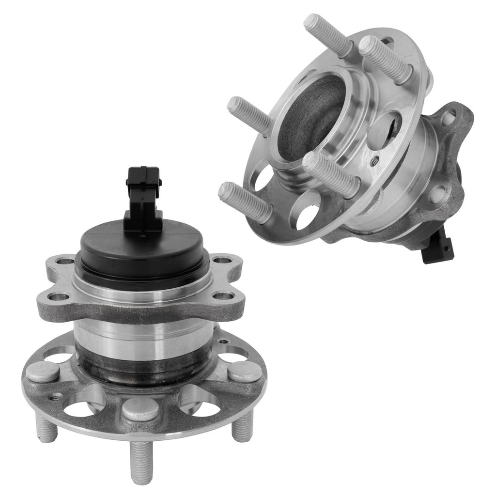 Detroit Axle - Pair Rear Wheel Bearing and Hub Assembly for 2017-2020 Hyundai Elantra 1.4L 2.0L, 2018-2023 Kona FWD 5 Lugs w/ABS