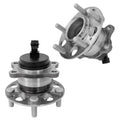 Detroit Axle - Pair Rear Wheel Bearing and Hub Assembly for 2017-2020 Hyundai Elantra 1.4L 2.0L, 2018-2023 Kona FWD 5 Lugs w/ABS