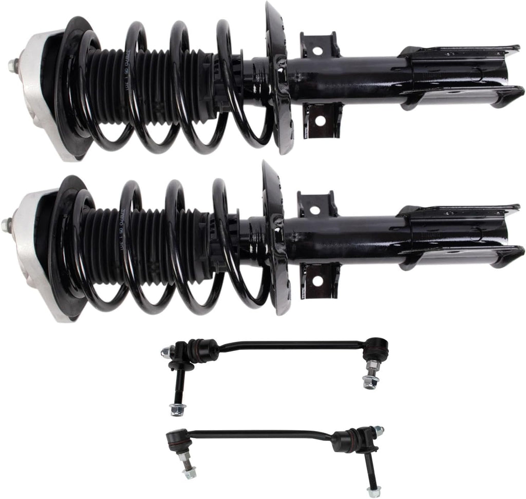 TRQ Front Suspension Kit Compatible with Front 2017 Mercedes-Benz E400