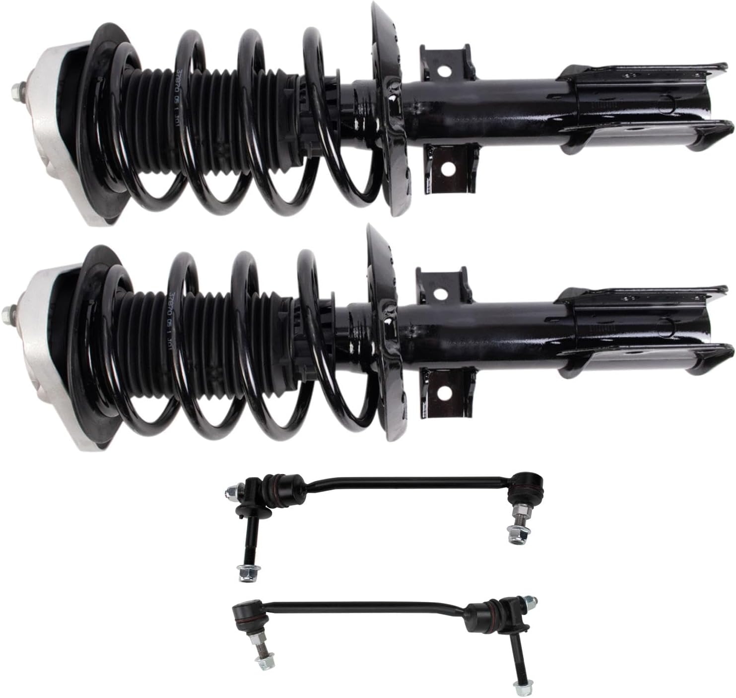 TRQ Front Suspension Kit Compatible with Front 2017 Mercedes-Benz E400