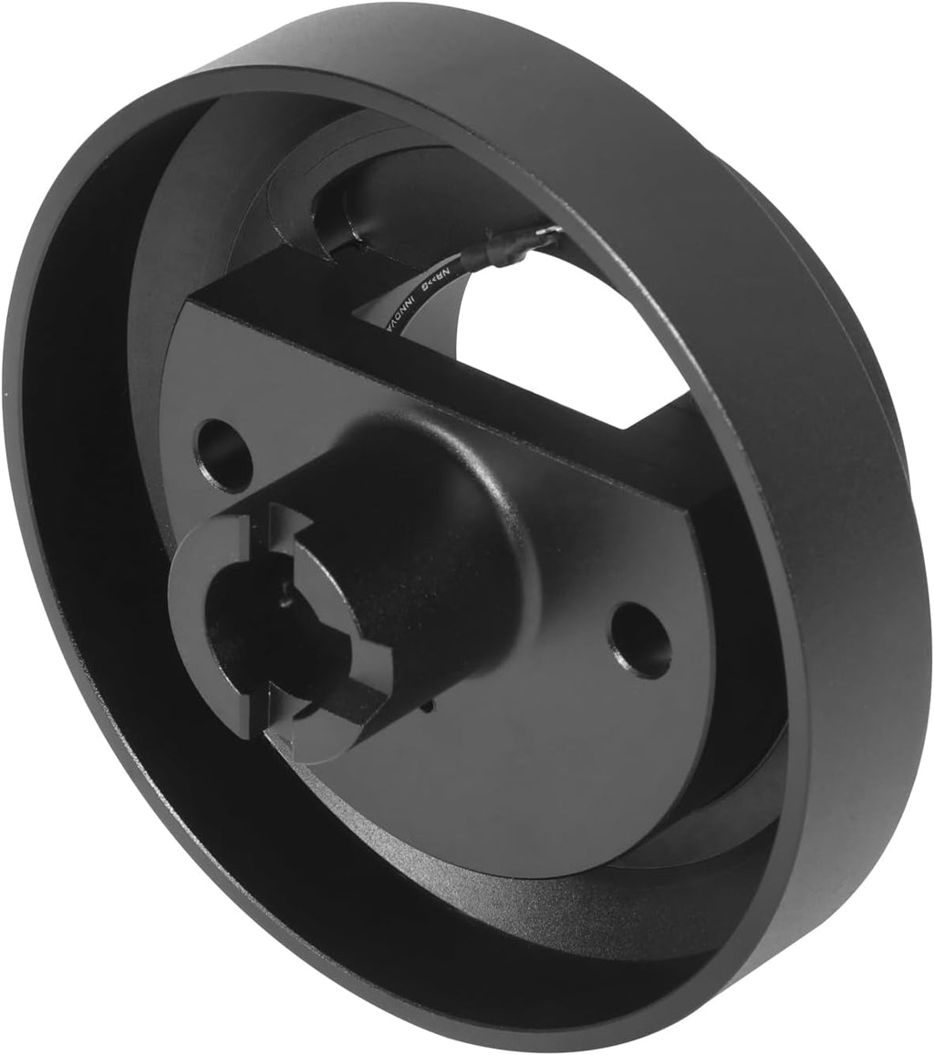NRG Innovations Racing Style Steering Wheel Short Hub, Lockable Aluminum Steering Shaft, 6x70mm Bolt Pattern Quick Release Adapter Unit, Compatible For 97-12 Honda/Acura, Chrome Gold, NRG-SRK-131H-CG