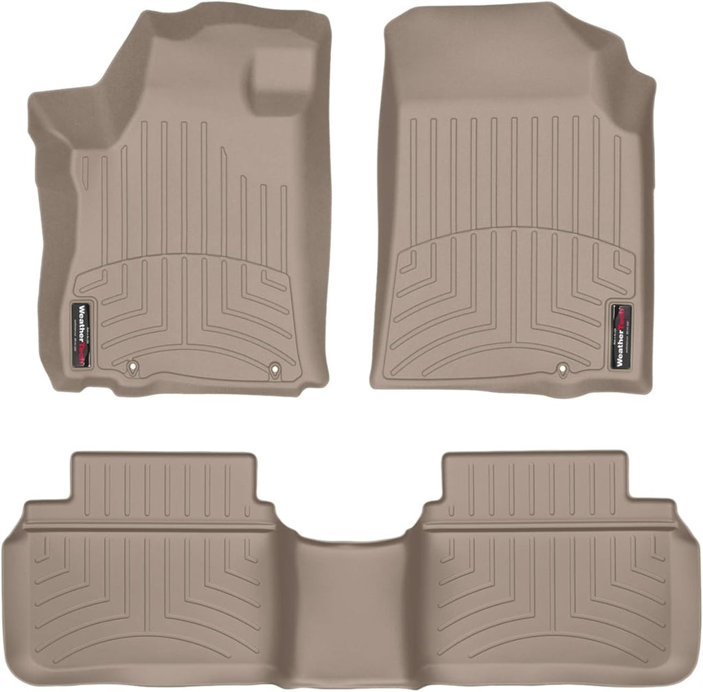 WeatherTech Custom Fit FloorLiners for Nissan Altima - 1st & 2nd Row (4510471-454662), Tan