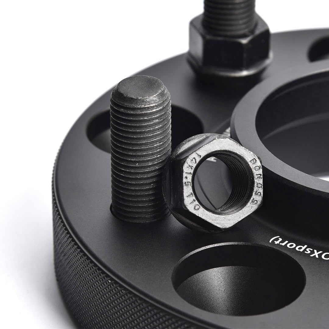 BONOSS Active Cooling Wheel Spacer 2pcs 5x120 CB72.6 Wheel Spacers with M14x1.5 bolts for Land Rover 2019+ Defender, Discovery 3 4 5, Range Rover 2002-2022 (30mm)