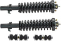 TRQ Front Suspension Kit Complete Strut & Coil Spring Assembly Sway Bar Stabilizer Link Compatible with 1994-1997 Honda Accord 1995-1998 Odyssey 1996-1999 Isuzu Oasis